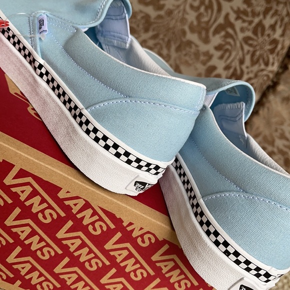 Vans Classic Slip On Check Foxing Men’s - Picture 14 of 16